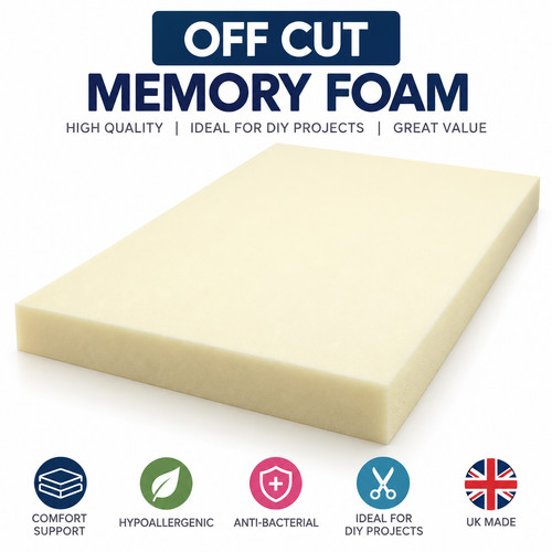 Memory foam off - off, cut