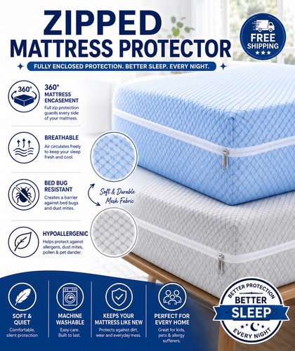 Mattress protector cover - cover, bed